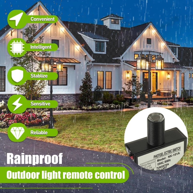 EPLZON 105V-130V AC Photocell Light Sensor Light Control Sensor Photoelectric Switch Dusk to Dawn Sensor with Automatic Illumination Detection Circuit for Outdoor Lighting Photoelectric Switch,1 Pack - Image 5